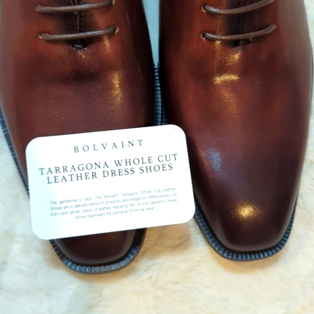 Mens Shoes Size 11 Brown Leather Whole Cut  Bolvaint Tarragona Mens Oxford - Picture 11 of 13